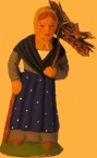 Femme au fagot 6à7cm